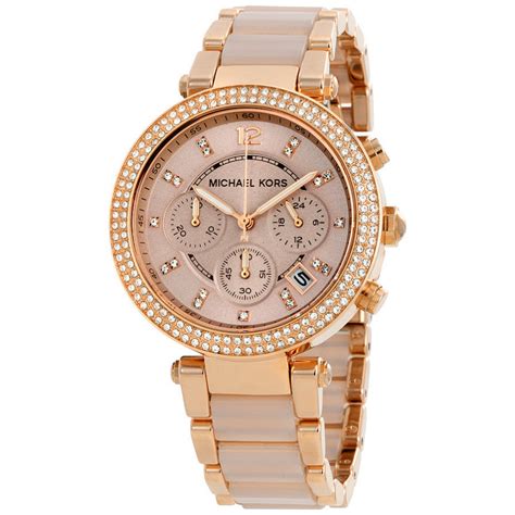 michael kors parker rose gold-tone watch|Michael Kors parker rose gold.